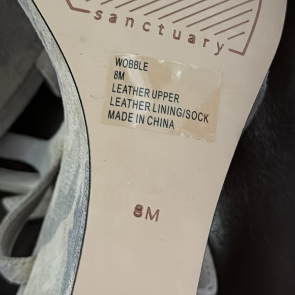 Sanctuary Wobble Fatigue Multi Wedge Sandals with Ankle Strap - Picture 6 of 7